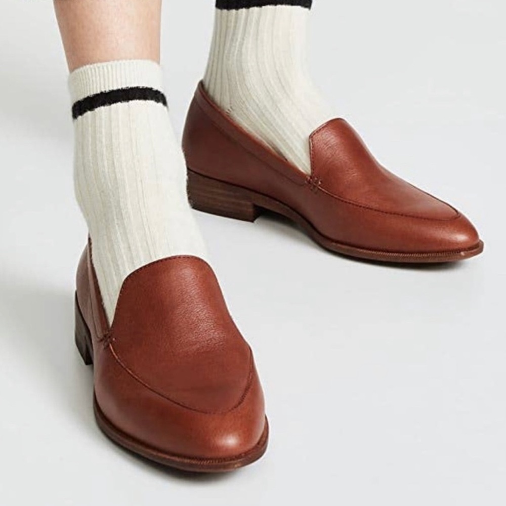 Madewell The Frances Loafer Burnished Mahogany 5 NWOB